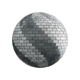 Patterned concrete pavement